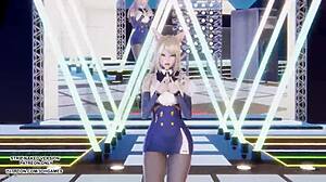 mmd t-ara - so crazy ahri hot kpop dance league of legends uncensored hentai