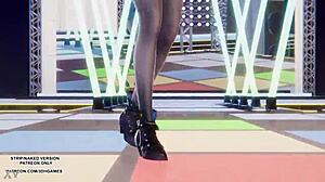 mmd t-ara - so crazy ahri hot kpop dance league of legends uncensored hentai