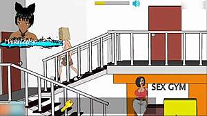 Fuckerman-serien innehåller intensiva träningspass med sex i sexgymmet