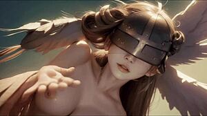 Angewomon Boldly Shows Her Tits