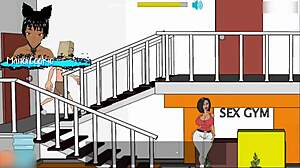 퍼커맨 시리즈 격렬한 운동 세션과 섹스 짐에서 섹스