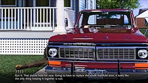 hot busty smoking redhead stepsister loves to undress and smoke in lost love