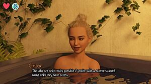 Elmwood University 12 - Brunette Cheerleader Loves To Dirty Talk Into My Ear She Thanked Me For Fucking Her In The Hot Tub