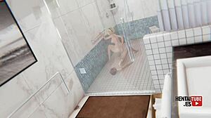 gwen gets fucked in spiderverse shower hentai