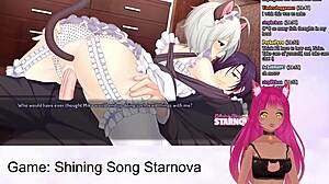 Lewdneko lubieżnie gra bonus w Shining Song Starnova