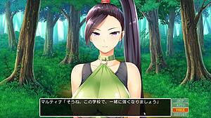 18+ Visual Novel Dragon Academy 3.1 med drage hentai monster