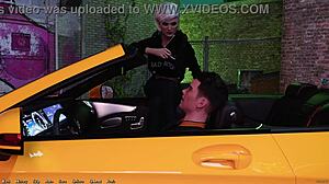 Being A Dik 148 - Alt Girl Gives Me Hot Blowjob In Car Ends Up Getting Pounded Anal And Creampied