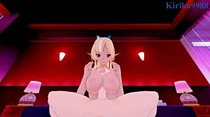 Shishiro Botan και Shiranui Flare Έντονο POV Creampie Hentai