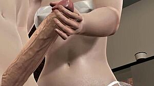 통통한 사무실 여자가 미친 펠라치오 해줘!