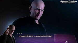 Μαμά με γιγάντια βυζιά καυλώνει σε δημόσιο σινεμά Apocalust Taboo Hentai Game μέρος 2