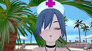 Valentine Nurse In Bikini Footjob And Bj Skullgirls Full Fantasyking3