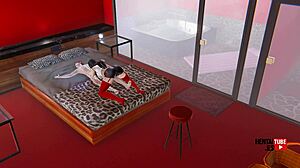 Ασιατικές κοπέλες πιπιλίζουν τον θετό αδερφό