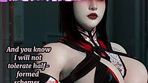 Queen Of Villains Dominates With Femdom Footjob In Sensory Deprivation