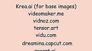 Lulu pleše na bini u donjem rublju