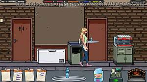 is she jerking off in the shower?