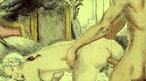 intenzívne vintage erotické animované kresby