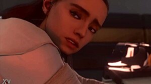 היי ריי רוכבת במלחמת הכוכבים אנימציה הentai מטורפת