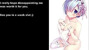 Rem Chastity Tease For You With Big Cock Blowjob Facial Jerk Off Instructions