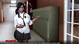 Nerdig college tjej blottar tight fitta i Timestamps Lost Love 02 nerdig fitta