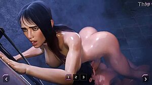 Sexy Futa Dominates, Bringing Intense Orgasm in 3d Hentai Game Animation