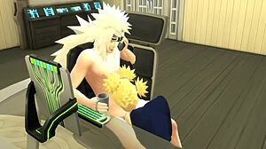 Naruto Hentai Episodio 40 Temari Masturbating Gets Anal Fuck From Pervy Sage