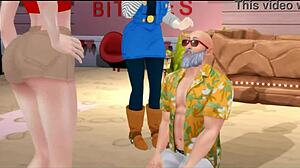 bulma chi chi android 18 em threesome hentai