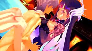 Feeling intense pleasure in hysilens hardcore scene