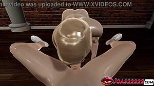 Wow, den kurvede kontorjenta gir intens pippe!