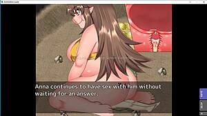 cenas do jogo Anna's Domination Quest