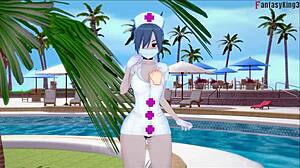 Valentine Nurse In Bikini Footjob And Bj Skullgirls Full Fantasyking3