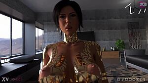 Złodziejka ukarana: obmacana lizana dupy i creampie przez brutalnego strażnika