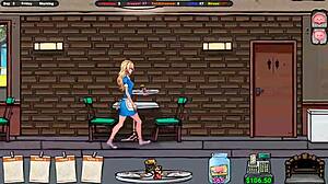 The client asked jane to bend over for a touch through her panties