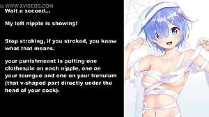 Rem Chastity Tease For You With Big Cock Blowjob Facial Jerk Off Instructions