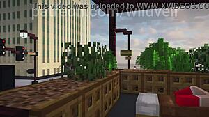 Pute baisée par Steve en public