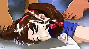 Bishojo Gets Bukkake In Gravity Work X!