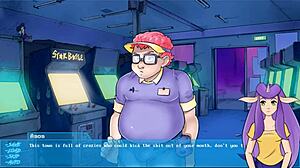 i teach redhead ada in her new uniform with monster in night lessons part 6