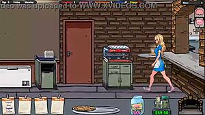 The client asked jane to bend over for a touch through her panties