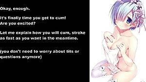 Rem Chastity Tease For You With Big Cock Blowjob Facial Jerk Off Instructions