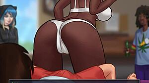 miss dewitt dances in summertime saga lets play