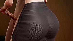 Nerisa's big tits hentai titfuck session!