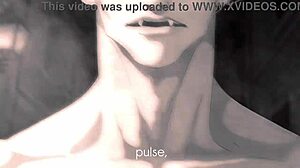 زوجة خاينة تمص زب مصاص الدماء الضخم في عرض هالوين الخاص