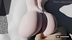 Cosmic slut fucked in zero-g big cock anal on orbital station