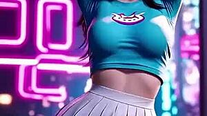 D.Va Flirts with Erotic Dance in Overwatch 3D