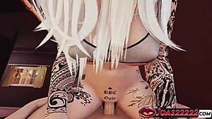 Watch This Tattooed Police Girl Fuck Hard!