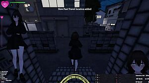 Manaka Flashes In Residential Area Uncensored