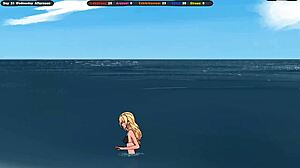 Wow, that lustful landlord teaches innocent jenny passionate kissing!