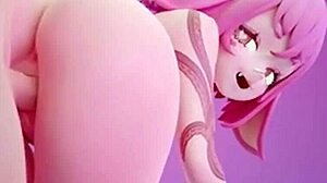 Vtuber shakes ass until hard fuck