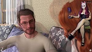 i'm riding that redhead wife's wet pussy in boundaries of morality 2 with big tits and stockings