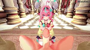 바레사가 젠신 임팩트 판타지 장면 속에서 강렬한 POV 섹스