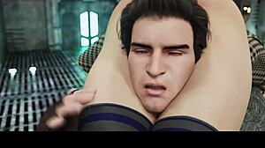 Sexy Upskirt Girl Figure 4 Domination